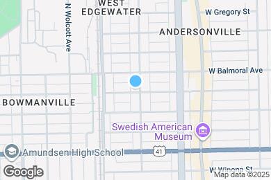 Map image of the property - 1702 W Summerdale Ave