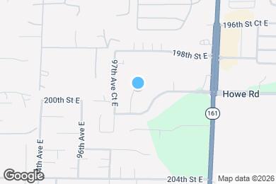 Map image of the property - 19931 98th Ave E