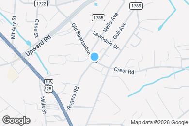 Map image of the property - 2307 Old Spartanburg Rd