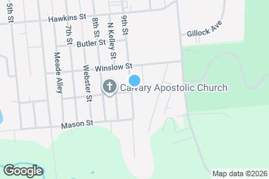 Map image of the property - 1011 9th St