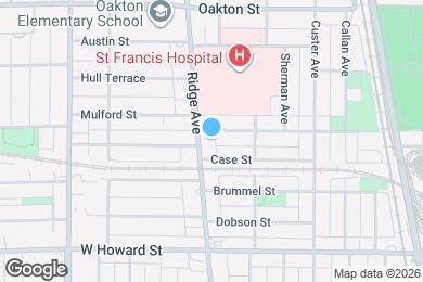 Map image of the property - 245 Ridge Ave