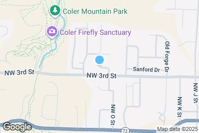 Map image of the property - 337 NW A St