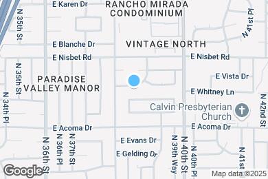 Map image of the property - 3827 E Marilyn Rd
