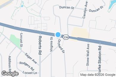 Map image of the property - 4096 Orchard Dr