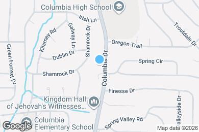 Map image of the property - 2223 Columbia Dr