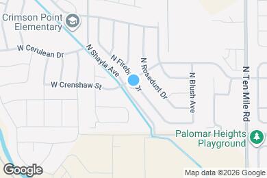 Map image of the property - 1699 N Firebrick Dr