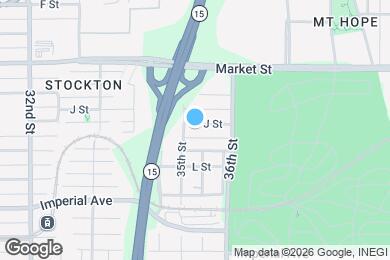 Map image of the property - 3517-3523 J St