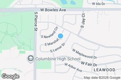 Map image of the property - 6050 S Marshall Dr