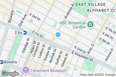 Map image of the property - 155 E 2nd St
