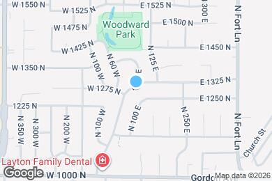 Map image of the property - 1282 N 25 E