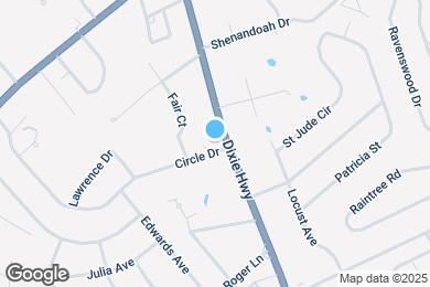 Map image of the property - 2 Circle Drive