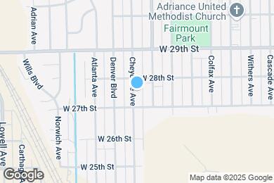 Map image of the property - 2720 Cheyenne Ave
