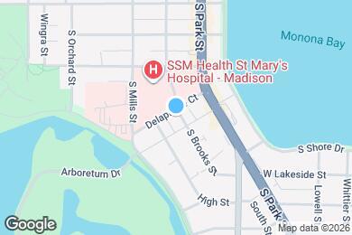 Map image of the property - 826 S Brooks St