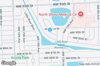 Map image of the property - 1300 NW 90th St