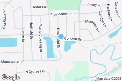 Map image of the property - 2510 Deerpoint Drive