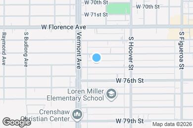 Map image of the property - 923 W 75th St