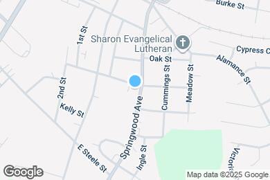 Map image of the property - 600 Springwood Ave