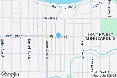 Map image of the property - 5005 Oliver Ave S