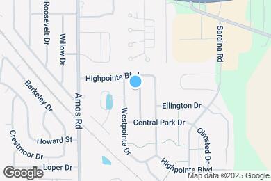 Map image of the property - 625 Eastpointe Dr