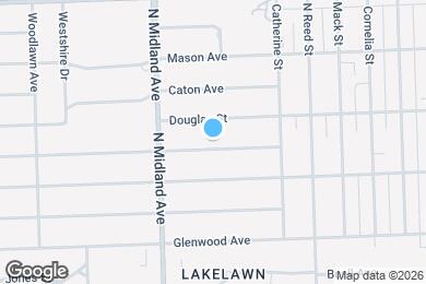 Map image of the property - 1221 Mayfield Ave