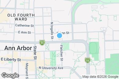 Map image of the property - 921 E Huron St