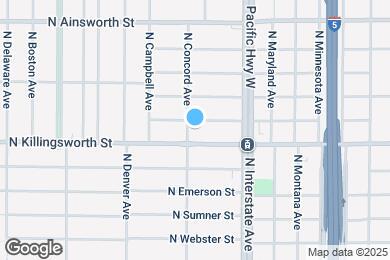 Map image of the property - 5520 N Concord Ave