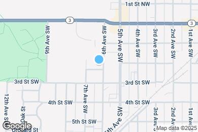 Map image of the property - 139 6th Ave SW