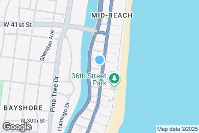 Map image of the property - 3700 Collins Ave