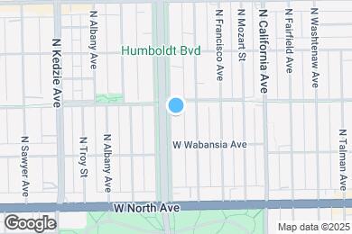 Map image of the property - 1743 N Humboldt Blvd