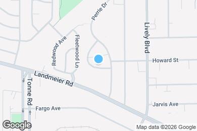 Map image of the property - 650 Perrie Dr