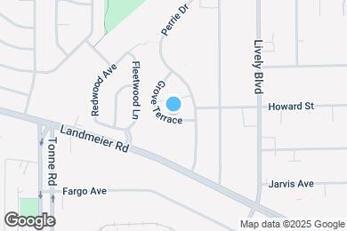 Map image of the property - 700 Perrie Dr