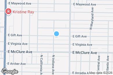 Map image of the property - 704 E Gift Ave