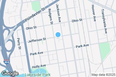 Map image of the property - 1206 Jefferson St