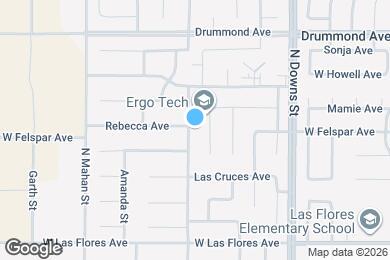 Map image of the property - 654 N Inyo St