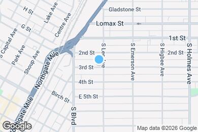 Map image of the property - 189 3rd St