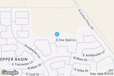 Map image of the property - 4610 E Fire Opal Ln