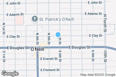 Map image of the property - 531 E Clay St