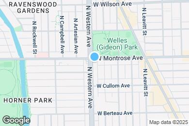 Map image of the property - 4353 N Western Ave