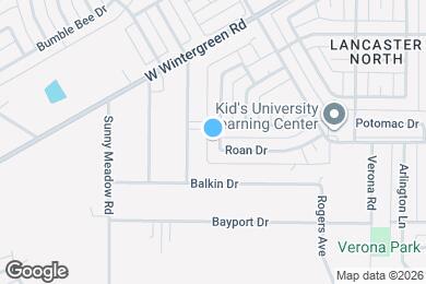 Map image of the property - 1314 Roan Dr