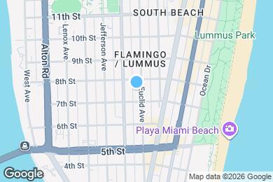 Map image of the property - 732 Euclid Ave