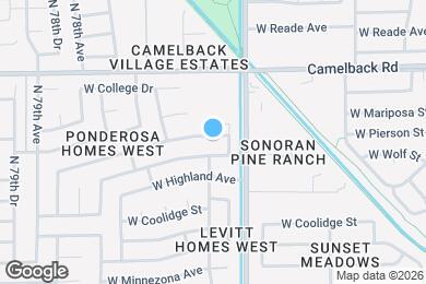 Map image of the property - 7527 W Elm St