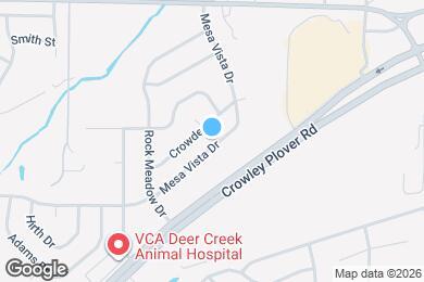 Map image of the property - 961 Mesa Vista Dr