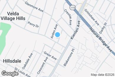 Map image of the property - 2505 Crescent Ave