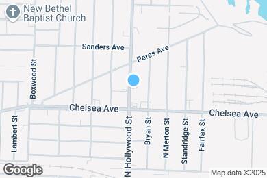 Map image of the property - 1456 N Hollywood St