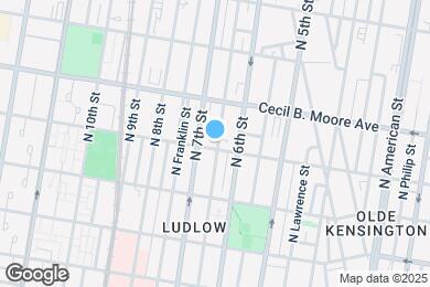 Map image of the property - 623 W Oxford St