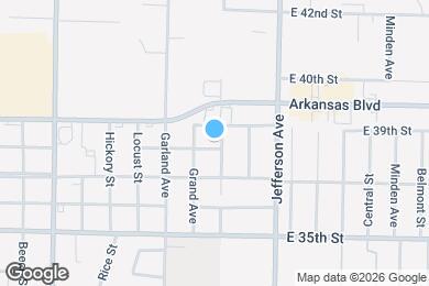 Map image of the property - 3801 Senator St