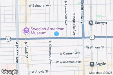 Map image of the property - 1340 W Foster Ave