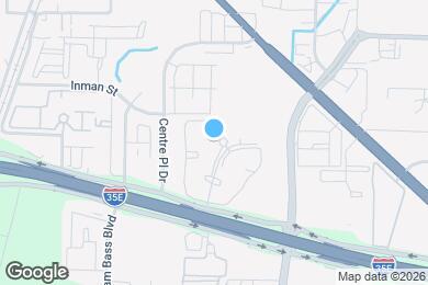 Map image of the property - Cozy Denton, TX Apartment Homes