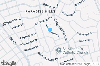 Map image of the property - 2478 Calle Aguadulce