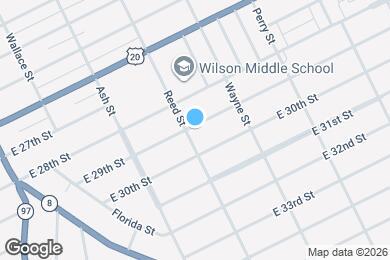 Map image of the property - 2901 Reed St